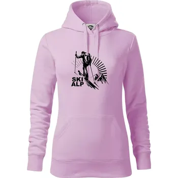 Dámská mikina Skialp trip - Mikina dámská Cape s kapucí - XS ( Orchid )