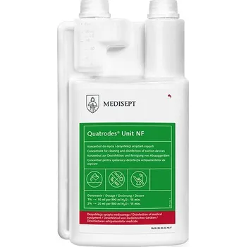 Zdravotnický materiál Quatrodes Unit NF - Koncentrát pro čištění a dezinfekci odsávacích zařízení - 5L