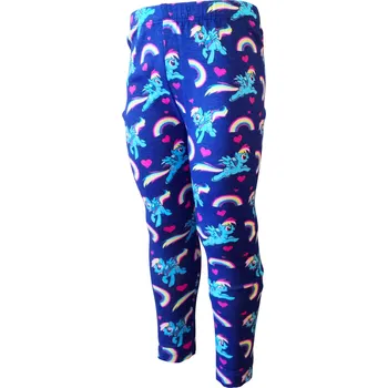 Dívčí legíny Eplusm Dívčí legíny MY LITTLE PONY s duhou Barva: Modrá, Velikost: 98