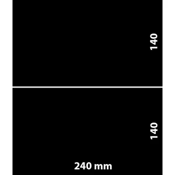 Obal pro sběratelský předmět LINDNER - 2 kapsy (240 x 140 mm) Velikost balení: 1 ks