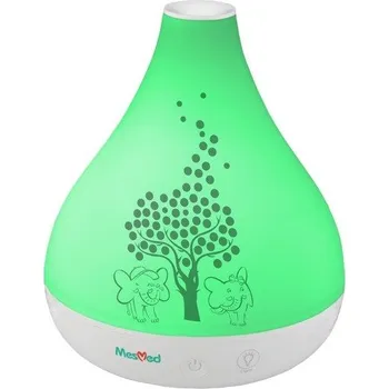 Zvlhčovač vzduchu Mesmed Ultrazvukový Zvlhčovač Vzduchu se Světlem Mm-727 Volcano Bílá