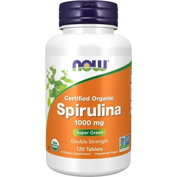 Now Foods Spirulina, Double Strength, Organic 1000 mg 120 tablet