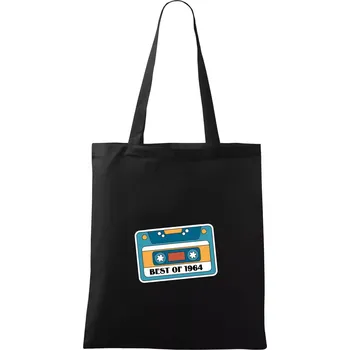 Narozeniny kazeta Best of 1964 - Taška bavlněná - 42 x 38 cm ( Černá )