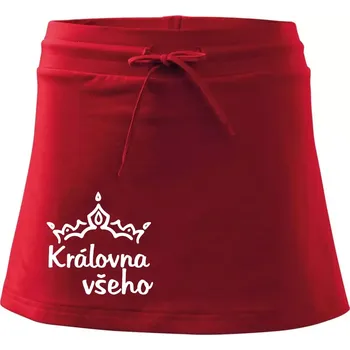 Dámská sukně Královna všeho - Sportovní sukně - two in one - L ( Červená )
