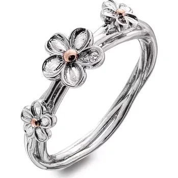 Módní doplněk Prsten Hot Diamonds Forget me not RG DR214 Obvod 59 mm