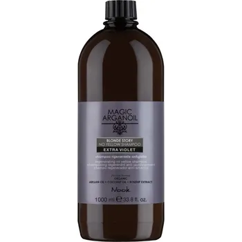 Šampon Nook Magic Arganoil Blonde Story No Yellow extra violet šampon 1000 ml
