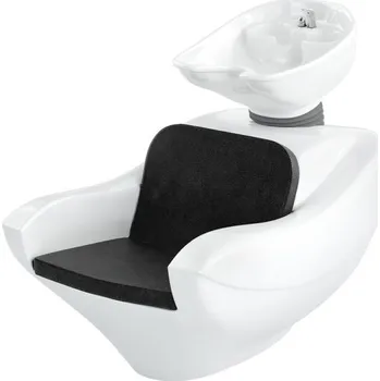 Kadeřnické křeslo Panda Mycí box Noah - lakované v bílé barvě Koženka: Basic