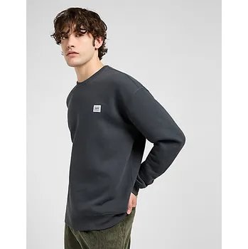 Pánská mikina Mikina Lee WORKWEAR WASHED BLACK Velikost: S