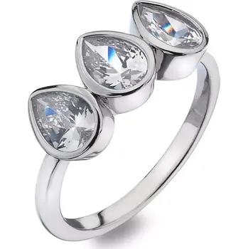 Prsten Prsten Hot Diamonds Emozioni Acqua Amore ER026 Obvod 54 mm