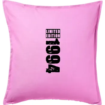 Polštář Limited edition 1994 pruh - Polštář 50x50 - 50x50 - Pouze potah ( Růžová )