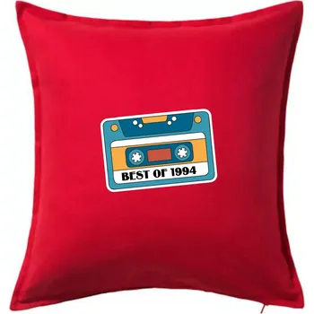 Polštář Narozeniny kazeta Best of 1994 - Polštář 50x50 - 50x50 - Pouze potah ( Červená )