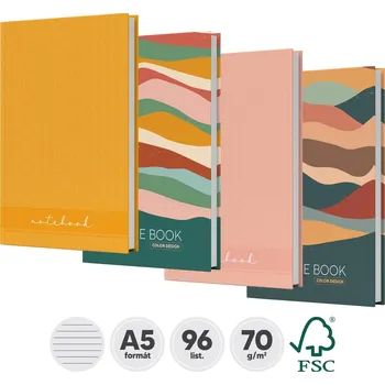 Blok Kniha záznamová A5, linkovaná - 96 listová "B"