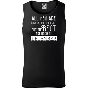 Pánské termoprádlo All men are created equal december - Tílko pánské Core - S ( Černá )