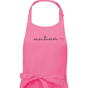 Kuchyňská zástěra Paddle board EKG - Pánská zástěra na vaření - Univerzální velikost ( Růžová )