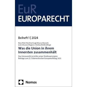 Was die Union in ihrem Innersten zusammenhält - Folz, Hans-Peter