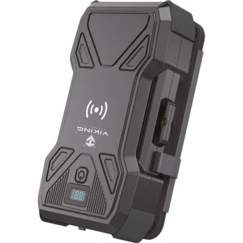 Powerbanka Solární powerbanka VIKING TYR III/Output:1xUSB-C,2xUSB-A/Wireless charge 15W max/30000mAh/LED světlo