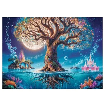 TREFL Puzzle Premium Plus Tea Time: Magický strom 500 dílků