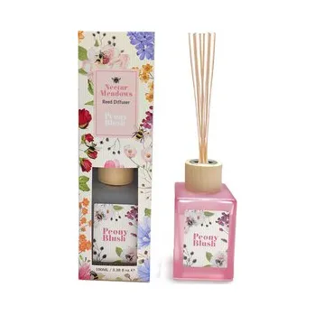 Aroma difuzér Tyčinkový difuzér 100ml - Luční nektar - Včela - Meadows - pivoňka