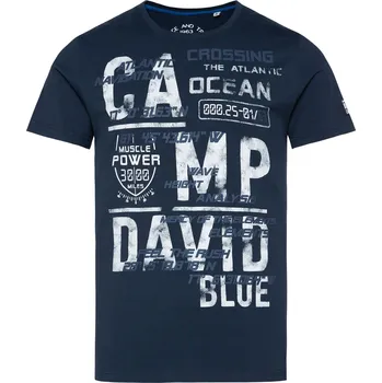 Pánské tričko Camp David Pánské triko s potiskem (navy modrá, L)
