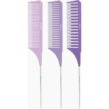 Bifull Professional set hřebenů pro melírování fialové 3 ks
