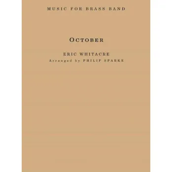 Eric Whitacre: October (noty pro dechový žesťový kvintet, party, partitura)