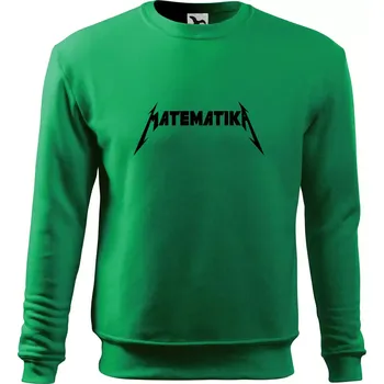 Chlapecké tričko Matematika rock logo - Mikina Essential dětská - 146 cm/10 let ( Středně zelená )