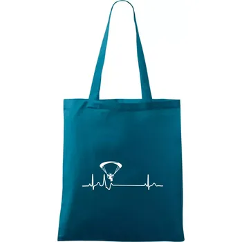 EKG paramotor - Taška bavlněná - 42 x 38 cm ( Petrolejová )