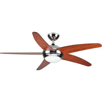 Stropní ventilátor Proklima Stropní ventilátor s osvětlením Fabiola, 80 W, ø 132 cm, třešeň 7256440