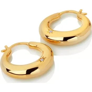 Náušnice Stříbrné pozlacené náušnice Hot Diamonds x Jac Jossa Soul DE672