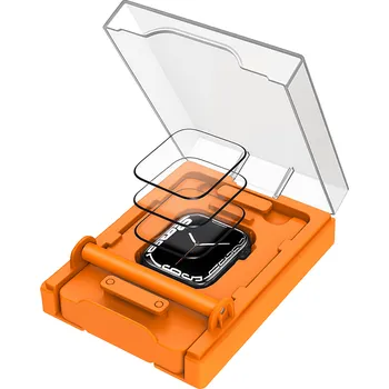 Příslušenství k chytrým hodinkám 3D ochranná fólie s aplikátorem pro Apple Watch SE 44 mm (2022)