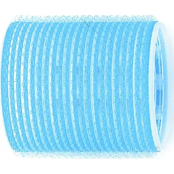 Natáčka na vlasy Sibel natáčky na suchý zip 6 ks světle modré průměr 56mm