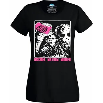 Dámské tričko Hororový Klub Rváčů (Velikost: 4XL, Barva: Černá)