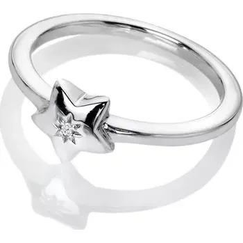 Oblečení a móda Stříbrný prsten Hot Diamonds Most Loved DR242 Obvod 56 mm