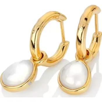 Náušnice Stříbrné pozlacené náušnice Hot Diamonds x Jac Jossa Soul DE671