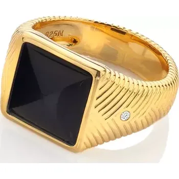 Prsten Pozlacený prsten Hot Diamonds x Jac Jossa Hope DR256 Obvod 54 mm