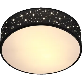 Stropní lampa hvězdná obloha Ø38cm | černá