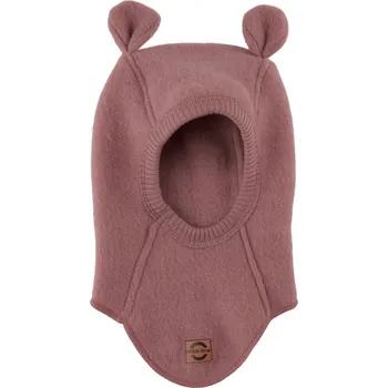 Kojenecká čepice MIKK-LINE KUKLA S UŠIMA MIKK-LINE, BURLWOOD, MERINO VLNA Velikost: 62-68