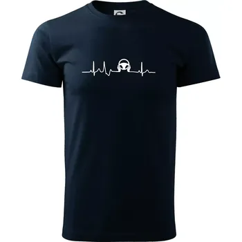 EKG řidič - Triko extra velké (5-8XL) - 8XL ( Námořní modrá (velmi tmavá - téměř černá) )