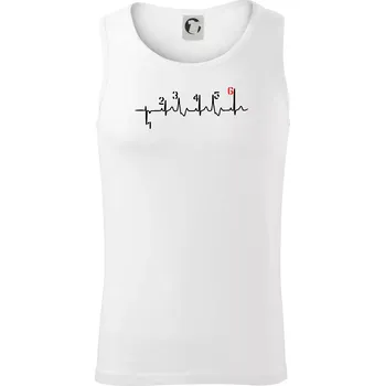 Moto EKG řazení - Tílko pánské Core - M ( Bílá )