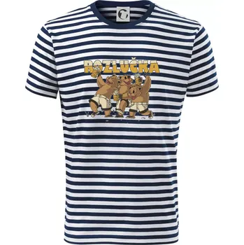 Pánské oblečení Rozlučka medvědi - Triko na vodu - XL ( Prouhovaná )