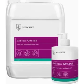 Mýdlo Mediclean 420 Scrub - antibakteriální tekuté mýdlo 500ml