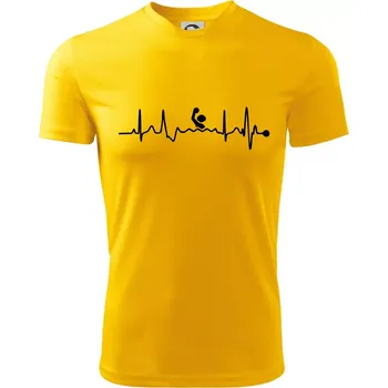 Chlapecké tričko EKG vodní pólo - Dětské triko sportovní (dresovina) - 158 cm/12 let ( Žlutá )