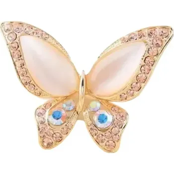 Brož Brož Motýl 3209, Barva světle růžová