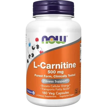 Now Foods L-Carnitine 500 mg 180 veg kapslí