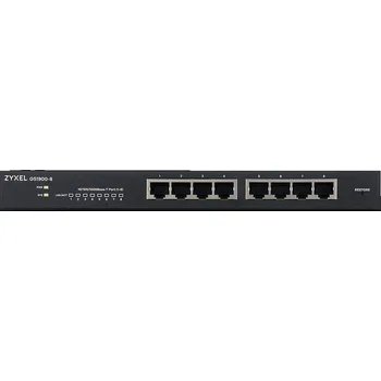 Síťový prvek ZyXEL ZYXEL 8xGb IPv6 fanless switch GS1900-8 v2
