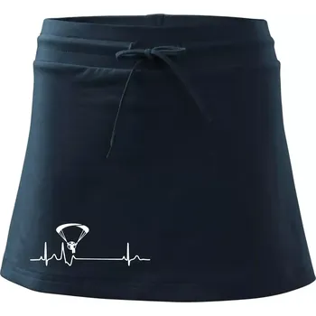 Dámská sukně EKG paramotor - Sportovní sukně - two in one - L ( Námořní modrá (velmi tmavá - téměř černá) )