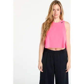 Tílko Nike AeroSwift Women's Dri-FIT ADV Cropped Running Tank Top Hyper Pink/ Black M