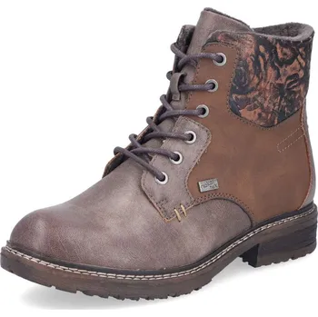 Dámské kozačky Dámská kotníková obuv RIEKER 94712-25 hnědá W5 37