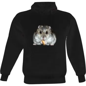 Pánská mikina Pánská mikina s kapucí s potiskem Křeček pánské