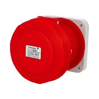 Elektrická zásuvka Famatel Zásuvka vestavná 24374 IP67/400V/63A/5P 6h, přímá - SpeedPRO